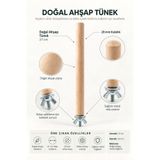 Mivra Pets Doğal Ahşap Kuş Tüneği 27 cm x 20 mm Vidalı Kafes Aksesuarı