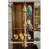 Mivra Pets Papağan Kuş Stres Halatı | 40 cm | Kuş Kafesi Aksesuarı
