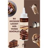Miwida Bitter Çikolata Sos - Pratik Waffle, Pankek, Krep, Kruvasan ve Tatlı Sosu 330 Gr