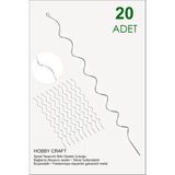 Mix And Match Spiral Bitki Destek Çubuğu (Kancalı) – Bitki ve Sebze Destek Kazığı | 50 cm * 20 Adet | 4mm Paslanmaz Galvanizli Metal Tel (Boyanabilir) Bitkilerde Eğilme ve Kırılmayı Engeller