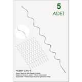 Mix And Match Spiral Bitki Destek Çubuğu (Kancalı) – Bitki ve Sebze Destek Kazığı | 75 cm * 5 Adet | 4mm Paslanmaz Galvanizli Metal Tel (Boyanabilir) Bitkilerde Eğilme ve Kırılmayı Engeller