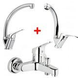 Mix Banyo Bataryası Lavabo - Evye 3 Lü Avantajlı Set FRTKGTepo4171