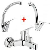 Mix Banyo Bataryası Lavabo - Evye 3 Lü Avantajlı Set