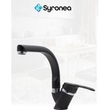 Mix Siyah Banyo Lavabo Bataryası Aç Kapa Batarya Musluk