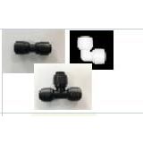 MIXC Damla Sulama Parçaları, 3 x PVC Dişi Hortum Threa+3 x Dikenli Dişli Uç Tapaları