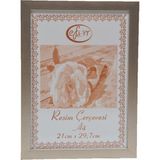 MİXEFOR A4 Çerçeve-Renk GÜMÜŞ -Arka Yüzey 3mm Mdf- Ön yüzey Kırılmaz parlama yapmayan Antireflektif - 29, 7 x 21 cm