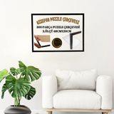 mixefor Puzzle Çerçevesi 260 Parça ve 500 Parça 48CM x 33 cm Renk Siyah Ön Yüzey Kırılmaz Antireflektif - SİYAH
