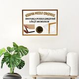 mixefor Puzzle Çerçevesi 260 Parça ve 500 Parça 48CM x 34 cm - Ön Yüzey Kırılmaz Antireflektif Arka Yüzey Mdf F - ALTIN