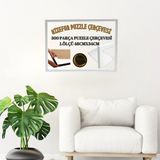 mixefor Puzzle Çerçevesi 260 Parça ve 500 Parça 48CM x 34 cm - Ön Yüzey Kırılmaz Antireflektif Arka Yüzey Mdf F - BEYAZ