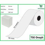Mixgros 56X16 Metre Termal Kredi Kartı ve Yazarkasa Pos Rulosu 560 Adet