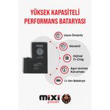 mixipower iPhone 14 PRO Uyumlu Yüksek Kapasiteli Batarya, Pil Sağlığı Yüzdesi Gösterir, TR Garantili