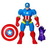 MixMashers Marvel Captain America Avengers Karıştır ve Eşleştir Aksiyon Figürü ve Aksesuarları