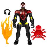 MixMashers Marvel Miles Morales Spider-Man Karıştır ve Eşleştir Aksiyon Figürü ve Aksesuarları