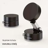 MixmioLife Manyetik Vakumlu Telefon Tutucu 360° Döner Güçlü Mıknatıs Araç, Ev, Ofis, Masaüstü Uyumlu