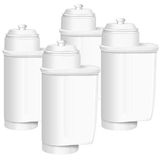 Mixoo Siemens filtre için 4'lü paket kahve makinesi filtresi, su filtresi kartuşları, Siemens EQ.6/EQ.9/TZ70003, Bosch TCZ7003 / 575491/467873 için (Brita Intenza + için değil)