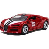 Mixoyuncak Oyuncak Araba Metal Bugatti Çek Bırak 12 cm Kırmızı - Renkli