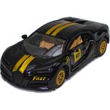 Mixoyuncak Oyuncak Araba Metal Bugatti Çek Bırak 12 cm Siyah - Renkli