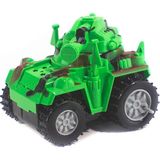 Mixoyuncak Oyuncak Tank Mini Tank Sürtmeli 12 cm - Yeşil