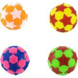 mixoyuncak Oyuncak Top Işıklı Sesli Minik Yıldız Oyun Topu Dörtlü Set 6 cm