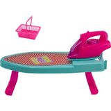 Mixoyuncak Oyuncak Ütü Masası Prenses Ütü Masası Mini Set - 17 Pembe