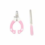 Mixpet 15x7.5 cm Pembe Ergonomik Törpülü Tırnak Makası