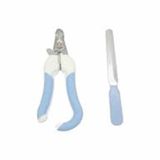 Mixpet 17x7 cm Mavi Profesyonel Törpülü Tırnak Makası