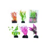 Mixpet Plastik Yapay Akvaryum Bitkisi 8-10 Cm 12 Adet