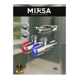 MİXSA 2 ADET İNOX TAHARAT MUSLUĞU, ARA MUSLUK, AÇ KAPA
