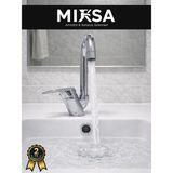 Mixsa Baston Borulu Banyo Lavabo Bataryası, Musluğu, Çeşmesi Çift Su Girişli