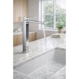 Mixsa Çanak Lavabo Krom Aç Kapa Banyo Lavabo Musluğu Bataryası