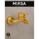 Mixsa Gold Mix Banyo Duş Bataryası Musluğu Garantili, Yerli Üretim - Altın