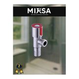 Mixsa İnox Kırmızı Taharat Musluğu, Ara Musluk, Aç Kapa