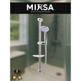 Mixsa Krom Sürgülü Duş Seti – 5 Fonksiyonlu, Geniş Başlıklı, Ayarlanabilir Duş Sistemi Duş Başlığı