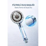 Mixsa Lüx Spa Masajlı Özellikli 5 Fonksiyonlu Filtreli Duş Başlığı