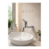 MİXSA Lüx Tek Su Çıkışlı Duvardan Aç-Kapa Bahçe-Lavabo Musluğu