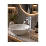 MİXSA ŞELALE AKIŞLI ÇANAK KROM KARE LAVABO BATARYASI - MODERN BANYO ŞIK TASARIM