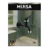 Mixsa Siyah Mix Aç-Kapa Lavabo Tuvalet Bahçe Musluğu