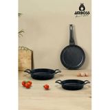 Mixta 3 Parça Döküm 18 Cm Tava 18-20 Cm Sahan Seti