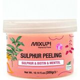 Mixup El ve Ayak İçin Sülfürlü Biotin ve Mentollü Peeling - Cilt ve Tırnak Bakımı, Nemlendirici ve Beyazlatıcı, 300 gr, Mavi, Profesyonel Kalite