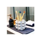 Miya Art Studio Bubble Beton Diş Fırçalık Beyaz