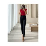 MİYALORA Sıfır Modern Kol Sandy Vatkalı Bluz Kruvaze Model