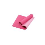 Miyang Tpe Pilates Yoga Minderi 6 Mm, Taşıma Çantalı Çift Renkli Yoga Matı Pembe