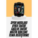 Miyango M6 Akıllı Bileklik Siyah Adımsayar Spor Takibi Android ve Ios Uyumlu - ETC6350-2611 - Çok Renkli