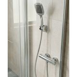 Miyango Siyah Duş Başlığı Seti Spiral Hortumlu El Duşu ve Duvar Askısı Banyo Seti - ETC3830-5761 - Çok Renkli
