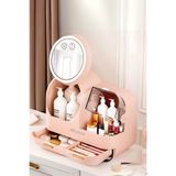 Miyano S50 Led Fan Makyaj Organizer Seti Pembe