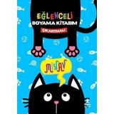 Miyav Eğlenceli Boyama Kitabım - Çıkartmalı - Doğan Çocuk