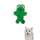 Miyav Kedi Nanesi Içeren Peluş Kurbağa Kedi Oyuncağı Yeşil Renkli Ve Catnipli Kedi Aktivite Oyuncakları