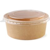 Miyo Ambalaj 1300 cc Kraft Karton Salata Kasesi 50'li Paket - 1,3 lt