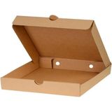 Miyo Ambalaj Baskısız Pide ve Lahmacun Kutusu 100'LÜ Paket | 20X30X5 cm - Kraft - 100 Adet