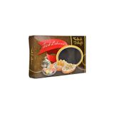 Miyo Ambalaj Lokum Kutusu 500 gr 100'lü Paket | 12x19x2,5 cm Pencereli Krome Karton Metalizeli Baskılı Ambalaj